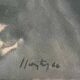 HST painting "Abstraction" Guy Feinstein (1929-2008) Narrative figuration