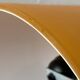 Lampe Teepee en verre Jaune orangé, années 1980-1990