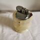 Onyx ashtray and table lighter set