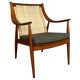 Peter Hvidt& Orla Mølgaard-Nielsen FD146 Cane Back Easy Chair, Denmark