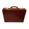 Bordeaux leather briefcase