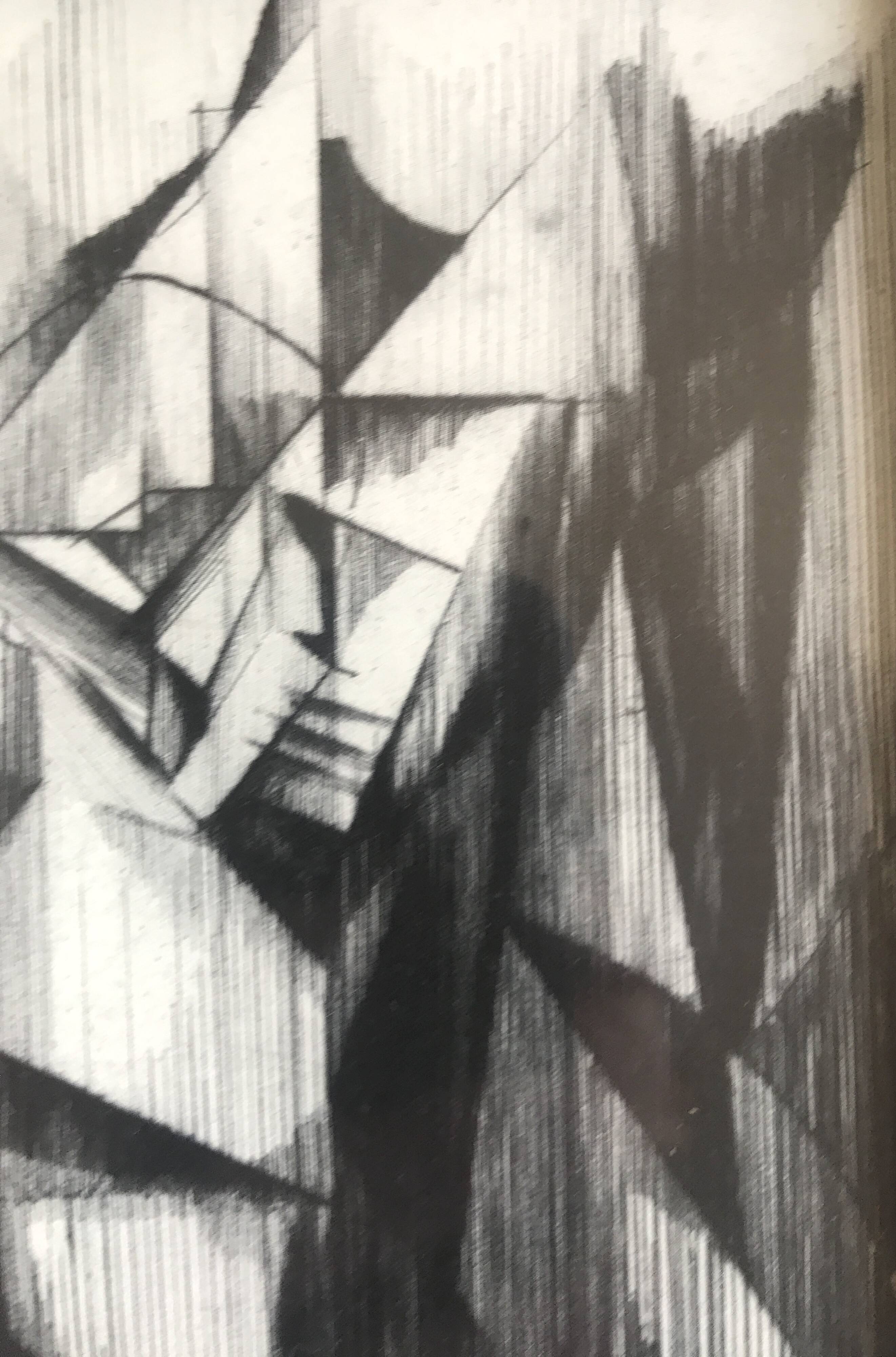 France MITROFANOFF, Untitled. Indian ink on paper. Small framed format.