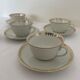 Tea service 5 cups and cups - Porcelain de Lourioux