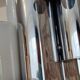 Iconic floor lamp by Gaetano Sciolari, chrome, 1970s - Space Age vintage