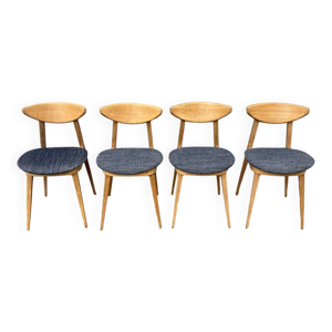 (Lot) 4 chaises baumann