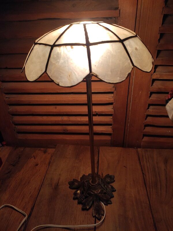 Lamp bronze brass Mother-of-pearl Golden checkerboard brass DP 1122425