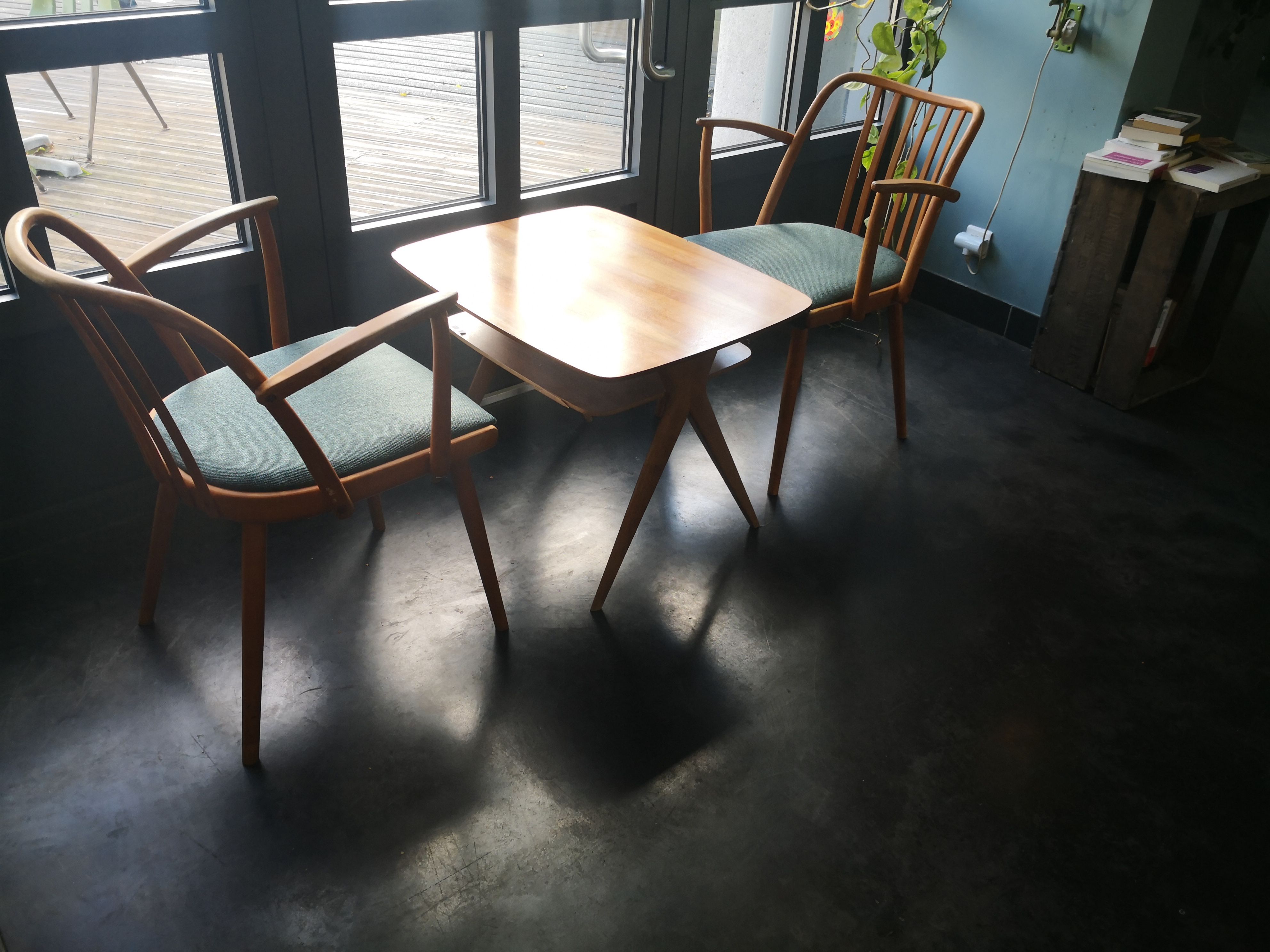 Pair of Scandinavian style armchairs, Antonin Suman, for TON, Czech Meal, 70s