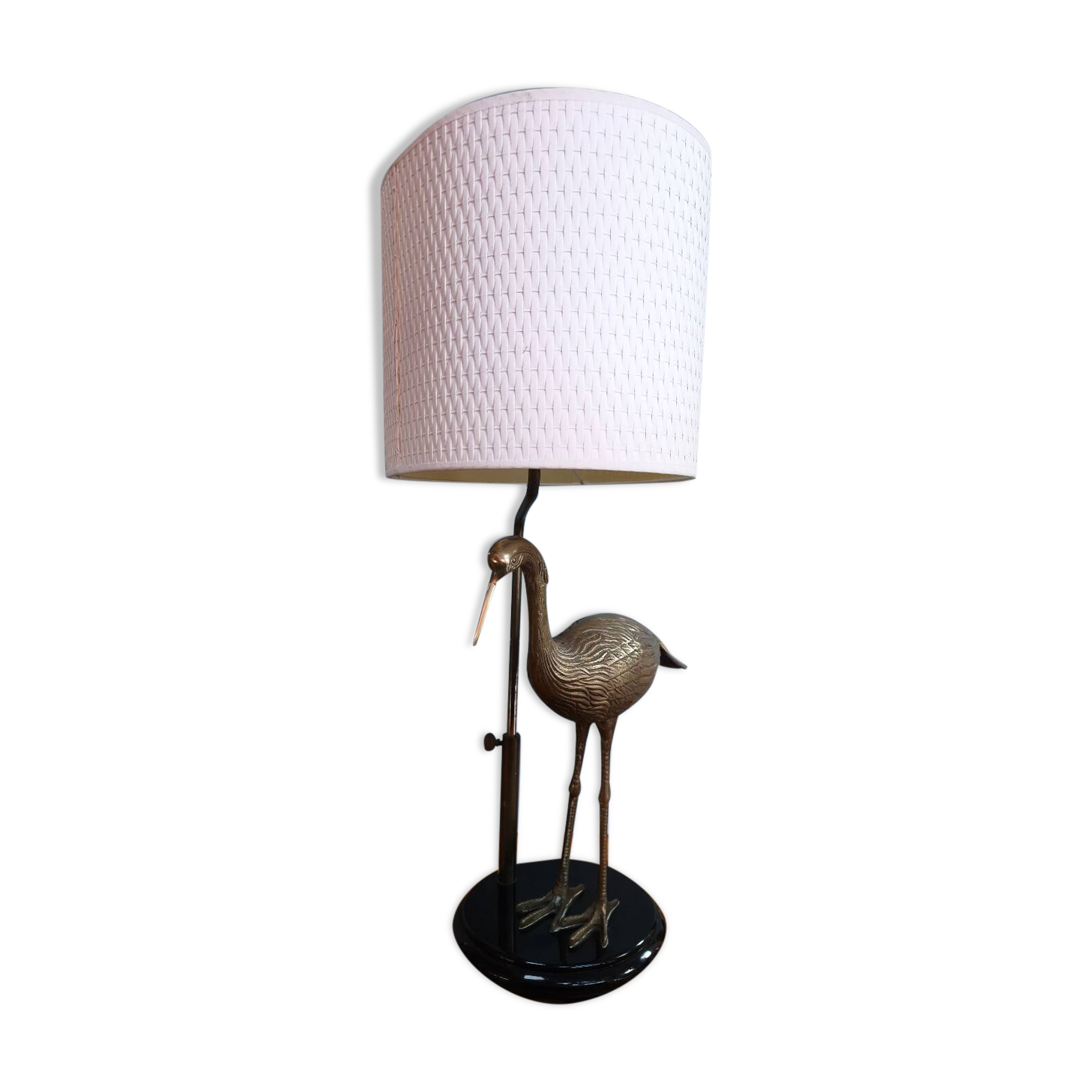 Stilt lamp - Maison Charles - brass and lacquer