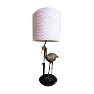 Stilt lamp - Maison Charles - brass and lacquer