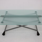 1990s Desalto Glass Elevator Coffee or Dining Table, Italy