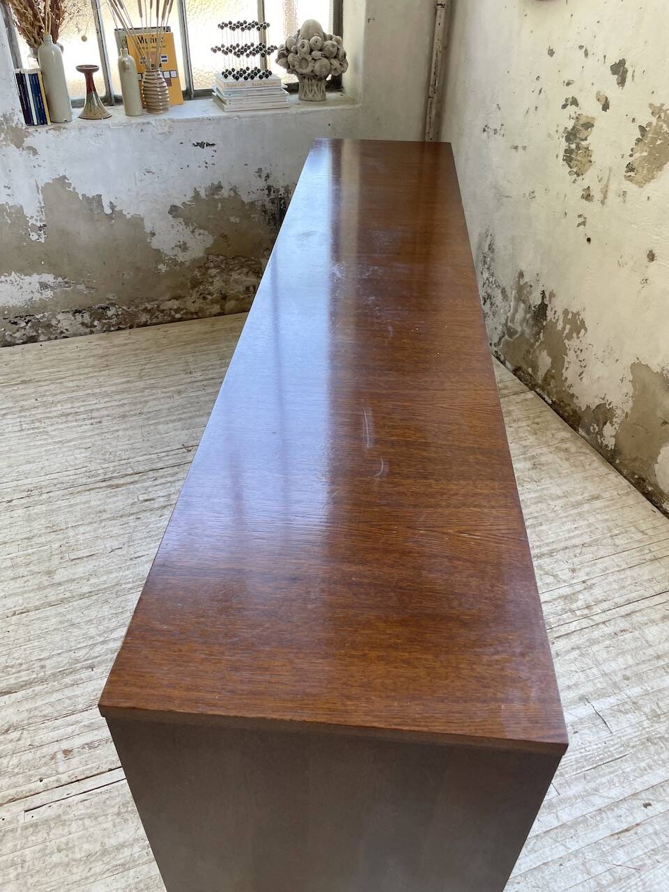 1950s modernist oak sideboard