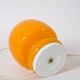 Lampe italienne opaline orange vintage