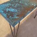 Metal effect console