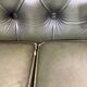1970s leather Chesterfield three-seater sofa