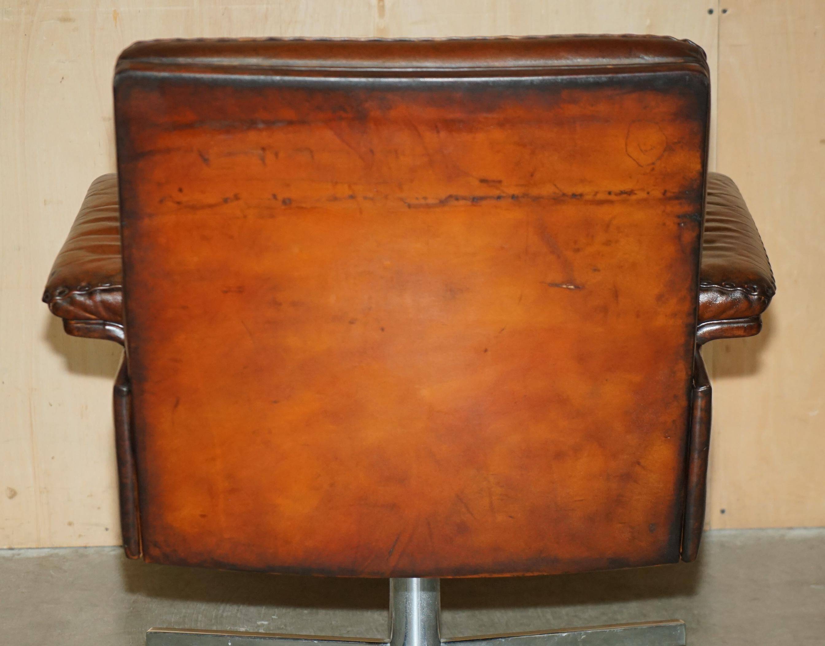 De Sede DS35 executive chair vintage leather Mid-Century Modern style