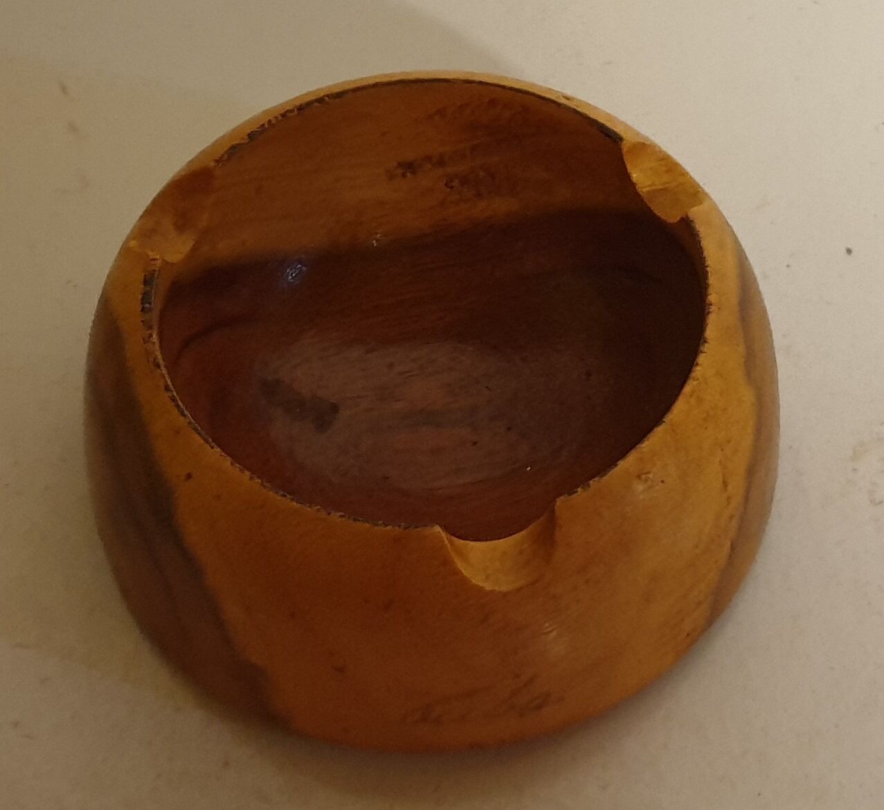 Former wooden ashtray turned cohiba