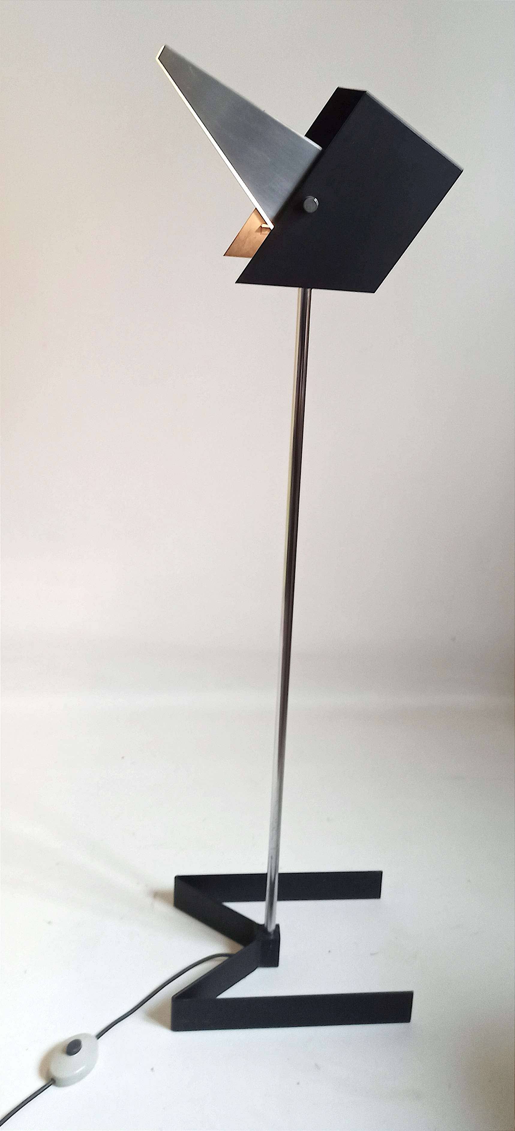 Lyfa adjustable floor lamp from the 60s, height 116.5 cm