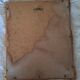 Mirror rectangular wood base and plaster moldings 1920 32x38cm
