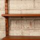 A Danish modular teak shelf, Poul Cadovius for Cado 1960 - 160 cm.