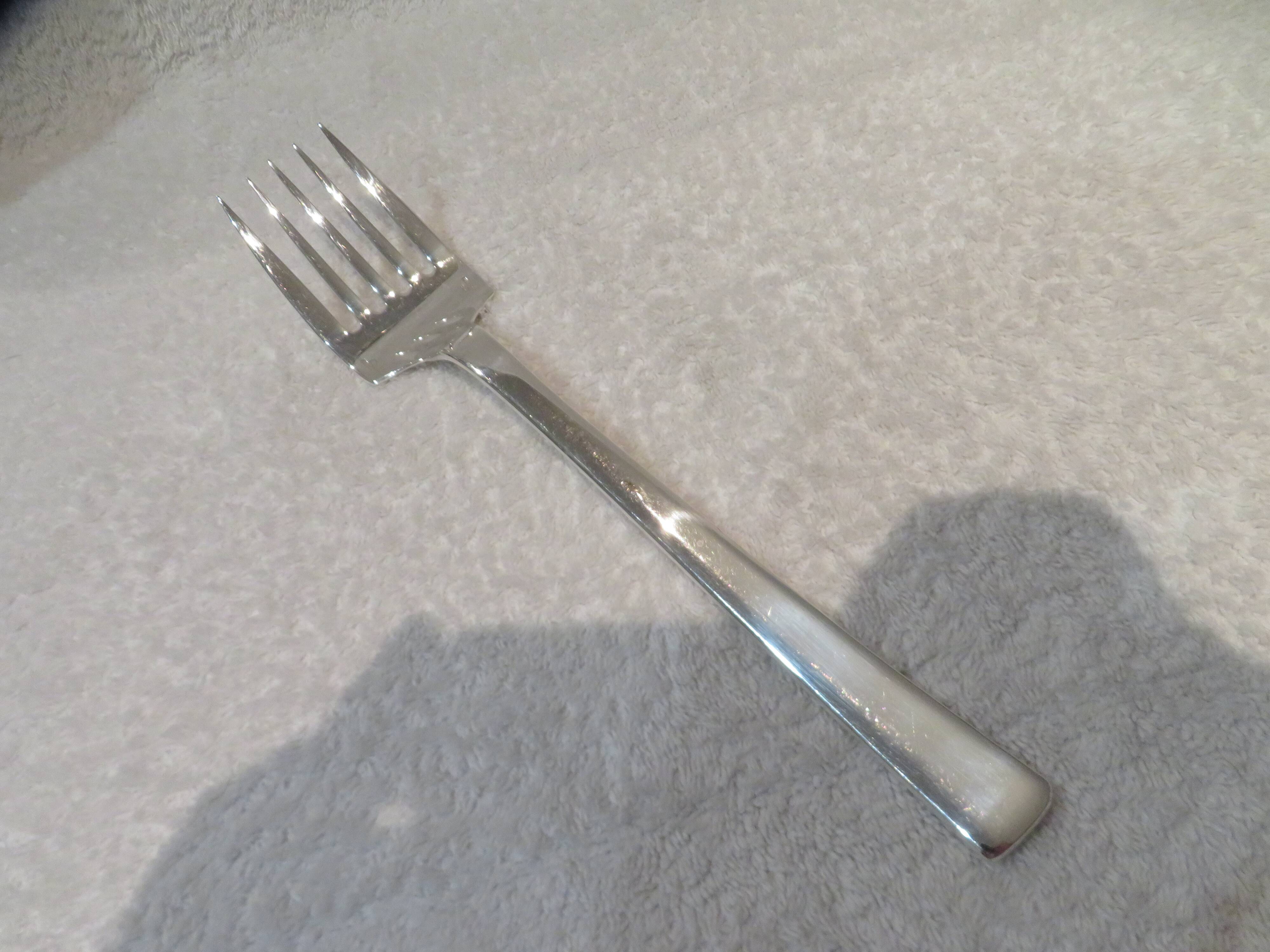 Christofle Concorde silver-plated fish serving fork