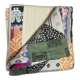 Ikat cotton patchwork plaid