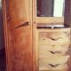 Commode wardrobe art deco pink