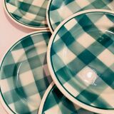 10 hollow plates with green checkered FN of givors