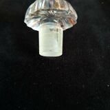 Glass liquor carafe with pattern and gilding.