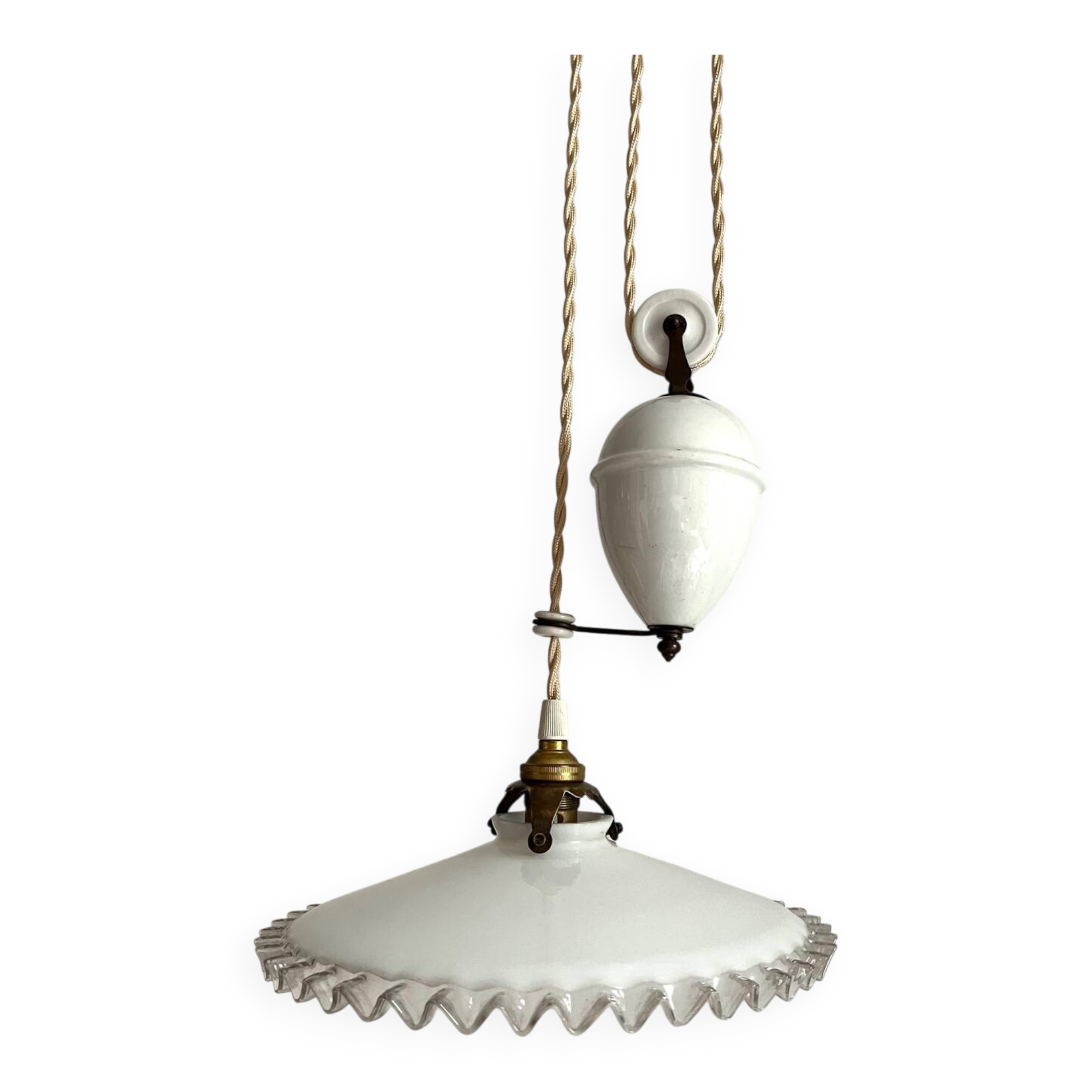 Opaline suspension rises and falls