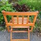Folding wooden chair