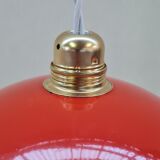 Enamelled sheet metal pendant light