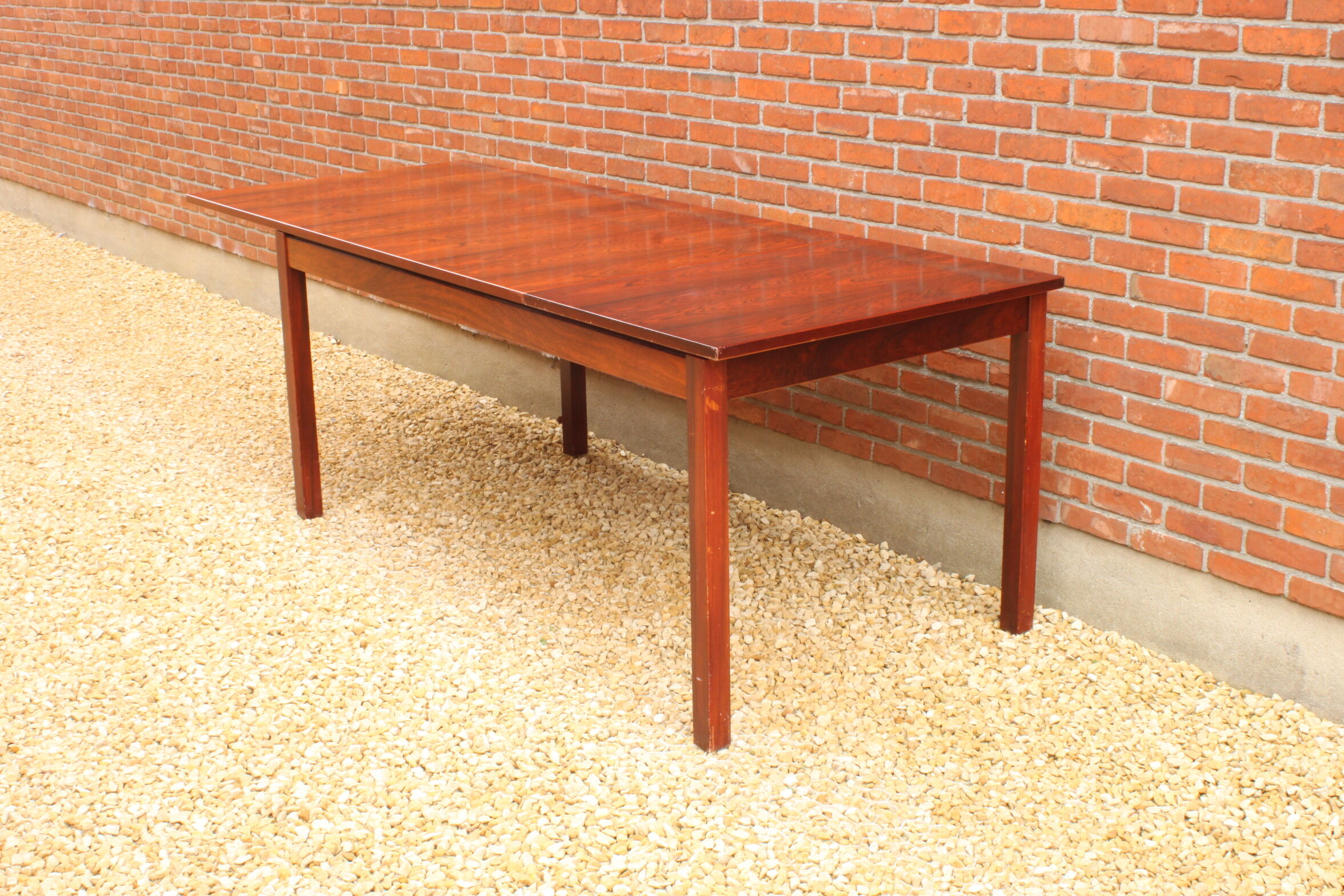 Table à manger extensible en palissandre par Alfred Hendrickx pour Belform, Belgique années 1960.