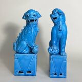 Pair of Fô Dog Bookend Statues