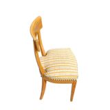 Matching cherry wood / Biedermeier chairs / sidetables set / tripot console table