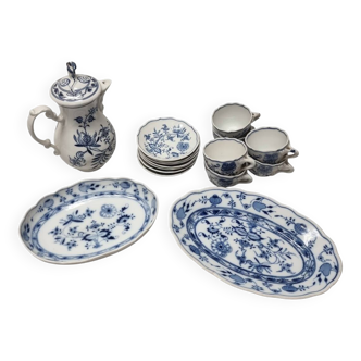 Various Porcelain Carl Teichert Meissen Tableware, from around 1900