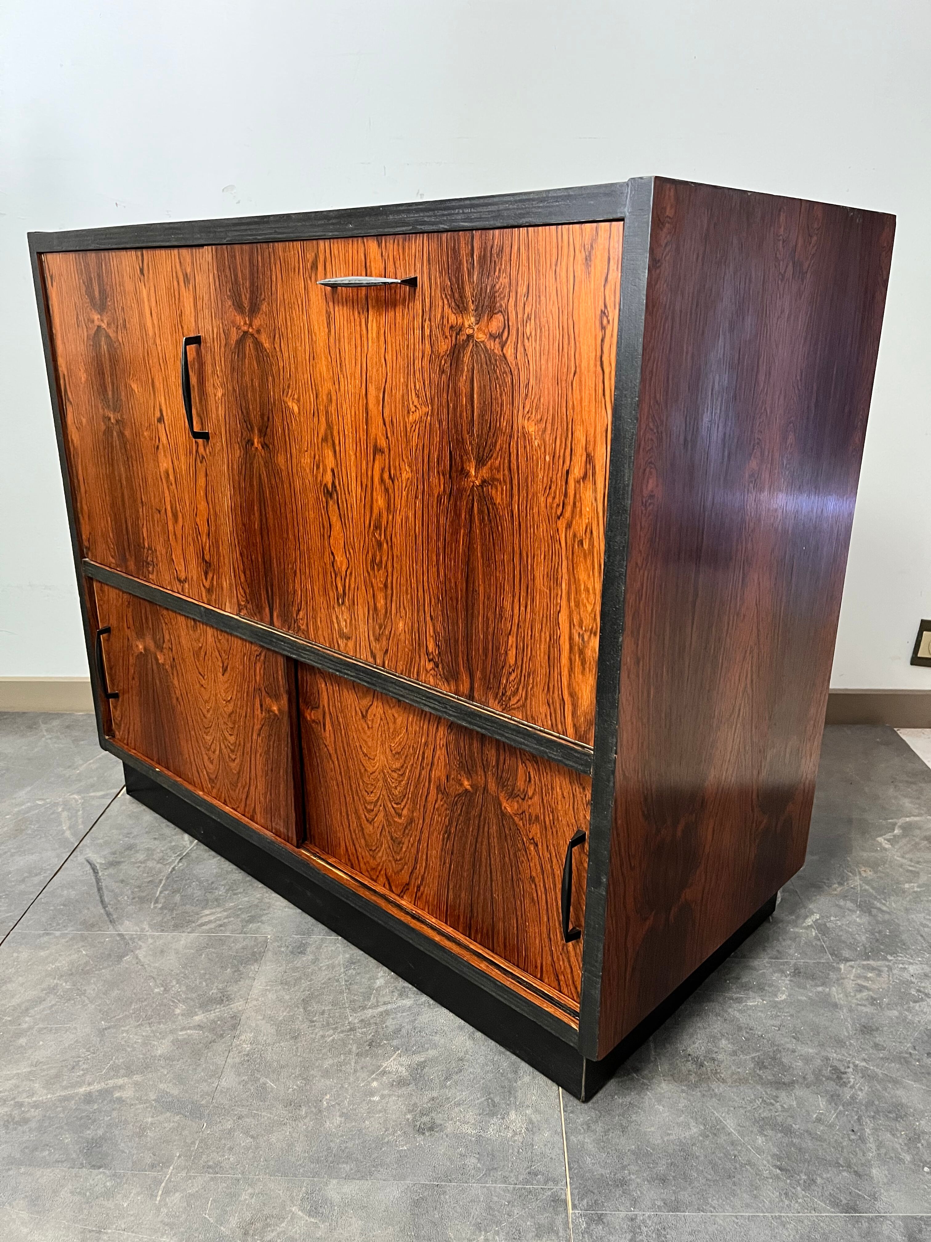 Vintage rosewood bar 1960