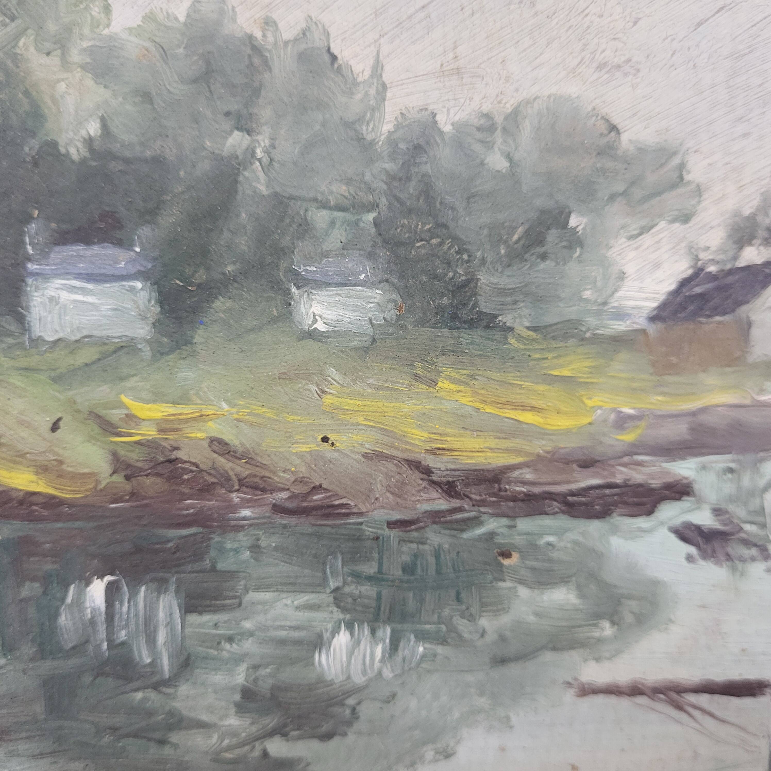 Marine - Oil on panel - Farlès