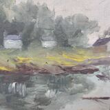 Marine - Oil on panel - Farlès