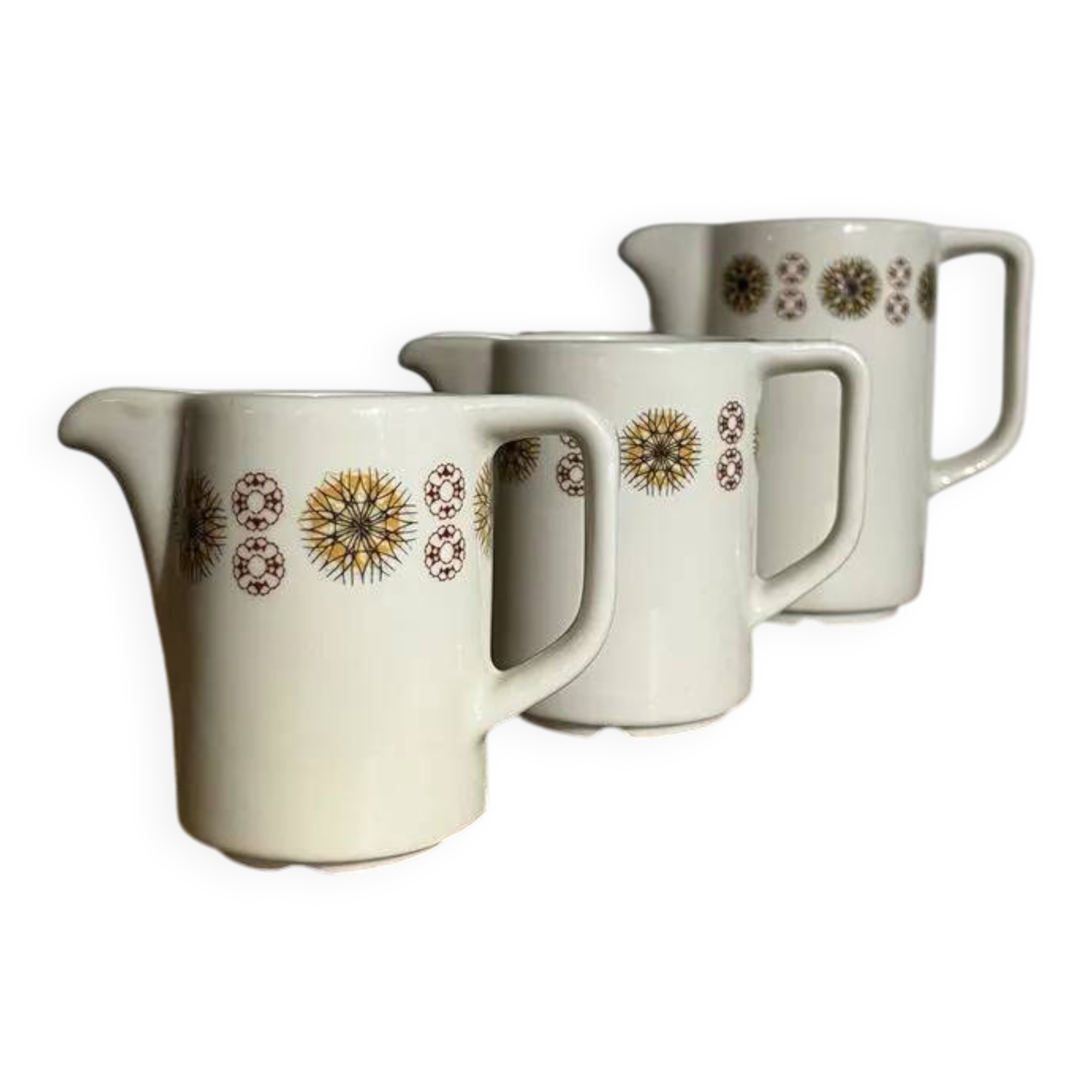 Vintage milk jugs