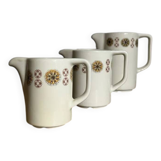Vintage milk jugs