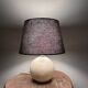 Lampe boule en onyx