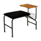 Teak and metal bench-phone, Sweden, 1950
