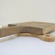 Two vintage solid wood cutting boards