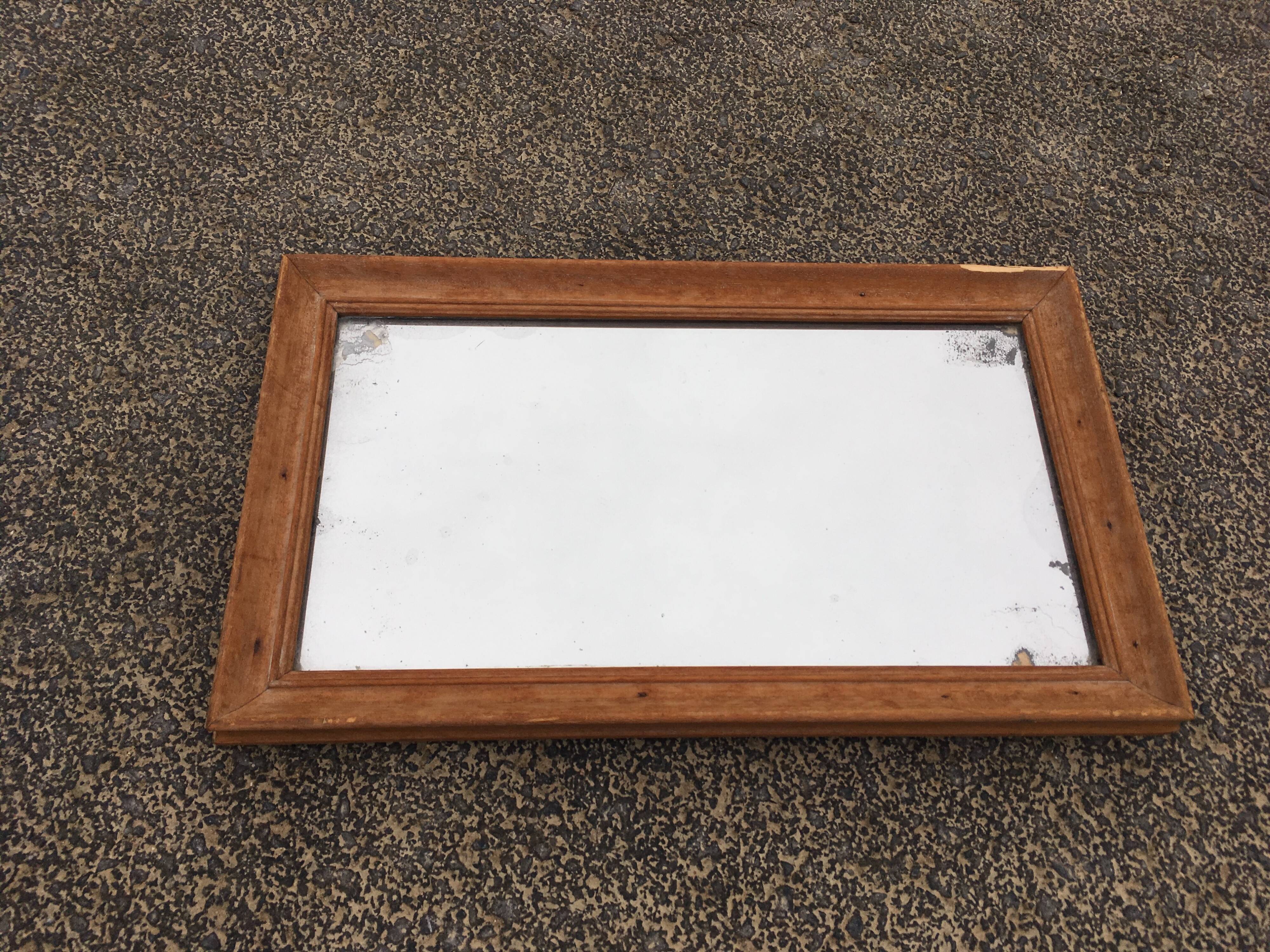 Old stitched mirror 31x52cm