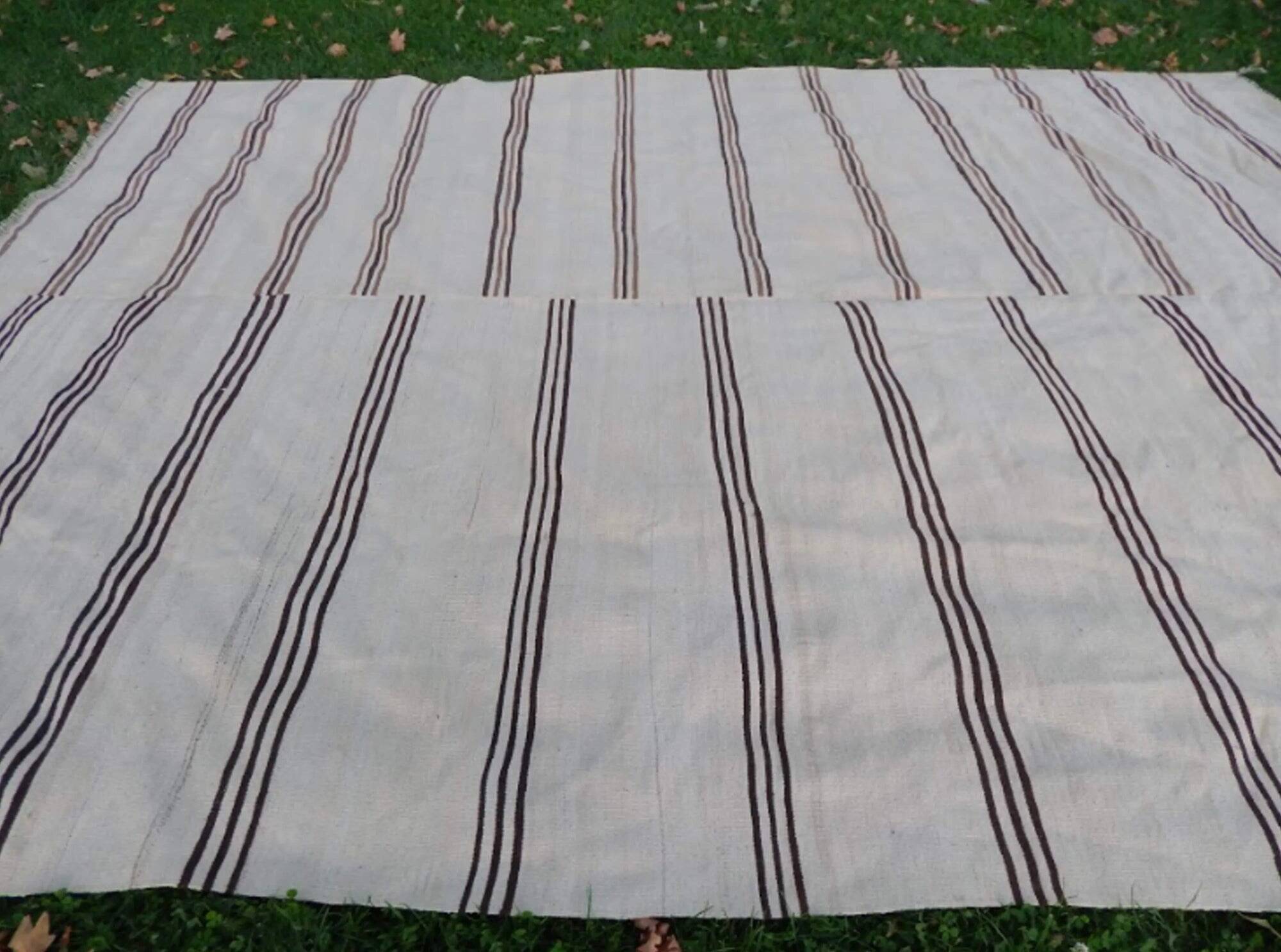 Tapis Kilim turc vintage tissé main
