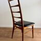 Set of 6 Scandinavian Teak Chairs by Niels Koefoeds, 1960s