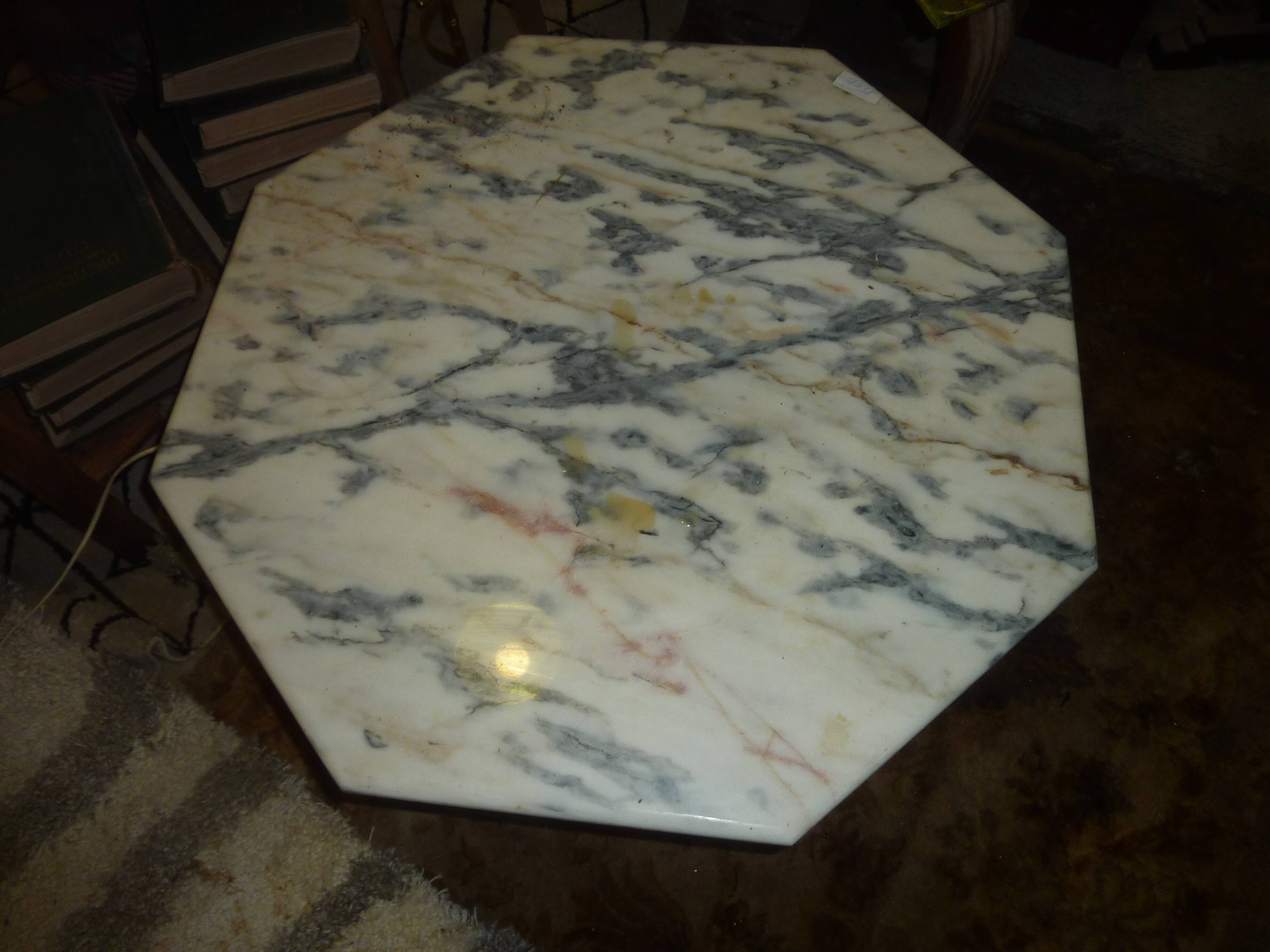 marble table