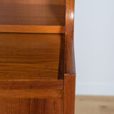 Mid-century teak shelf with pull-out top, 1960s