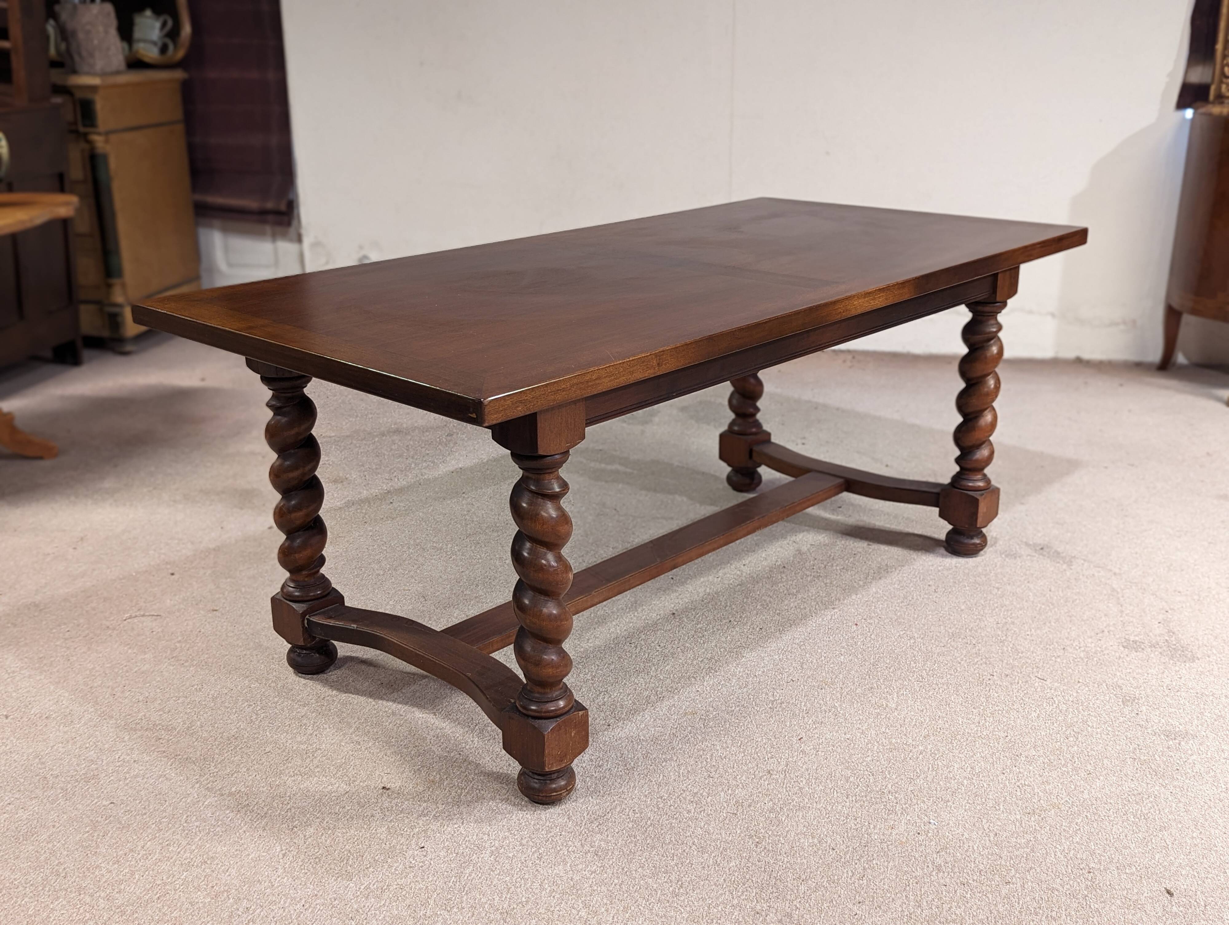 Wooden dining table