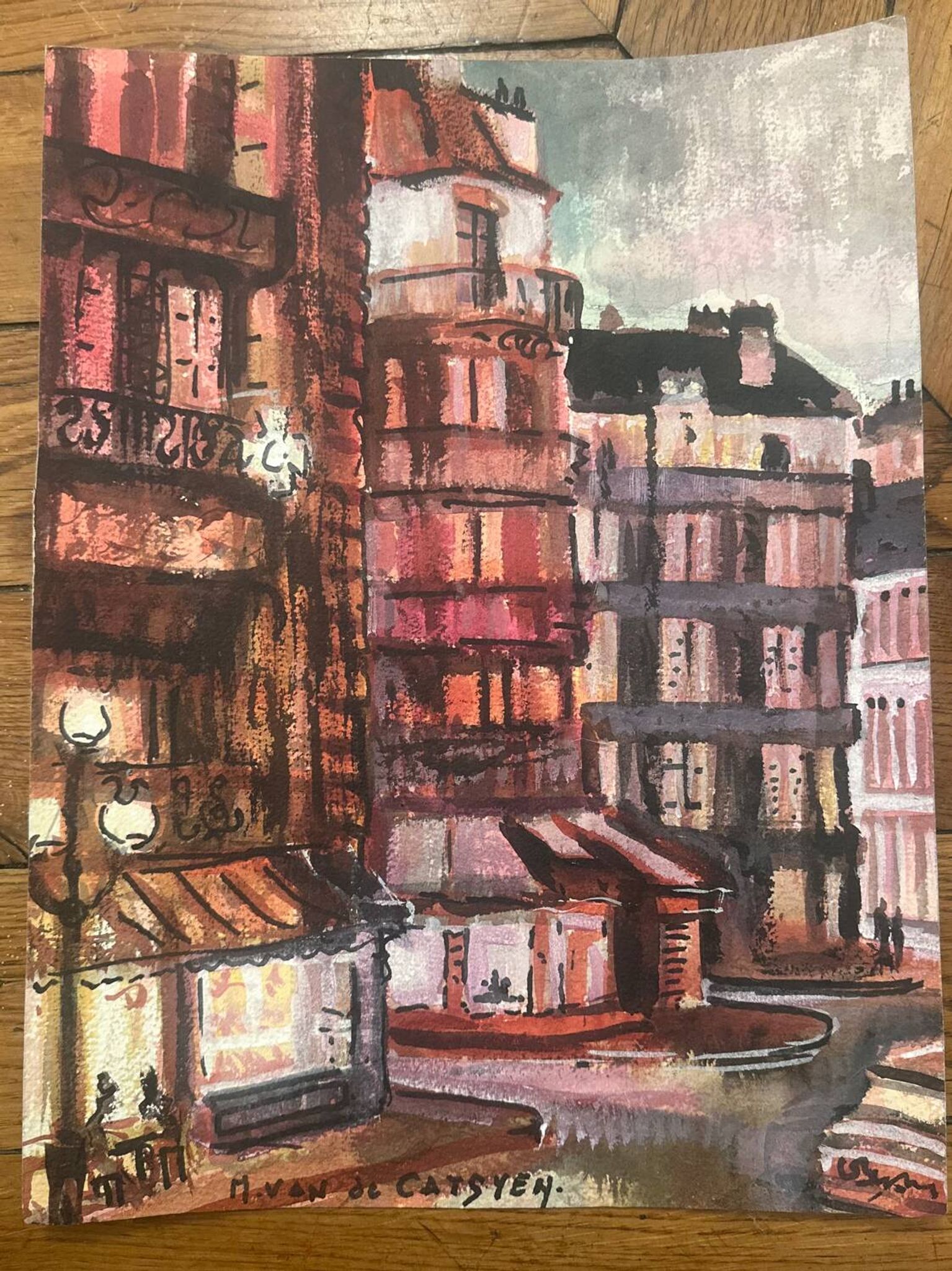 "The buildings" par l'artiste Marcel van de Catsyen